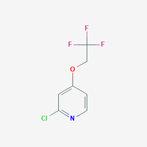 2-Chloro-4-(2,2,2-trifluoroethoxy)pyridine - (885277-01-0)