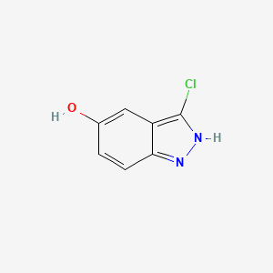 3-Chloro-5-hydroxy-1H-indazole - (885519-34-6)