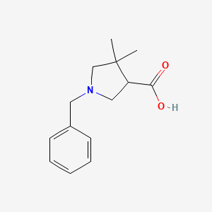 1-Benzyl-4,4-dimethyl-pyrrolidine-3-carboxylic acid - (885958-63-4)