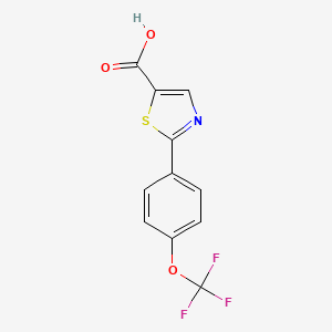 2-[4-(Trifluoromethoxy)phenyl]thiazole-5-carboxylic Acid - (886370-20-3)
