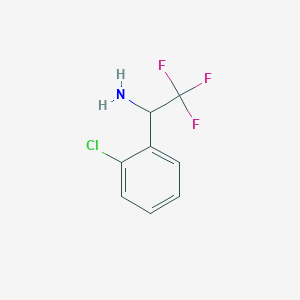 1-(2-Chlorophenyl)-2,2,2-trifluoroethanamine - (886370-54-3)