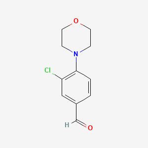 3-Chloro-4-morpholinobenzaldehyde - (886500-23-8)