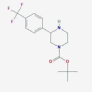 tert-Butyl 3-(4-(trifluoromethyl)phenyl)piperazine-1-carboxylate - (886767-93-7)