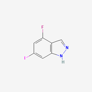 4-Fluoro-6-iodo-1H-indazole - (887568-03-8)