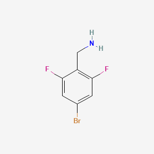 (4-bromo-2,6-difluorophenyl)methanamine - (887585-99-1)