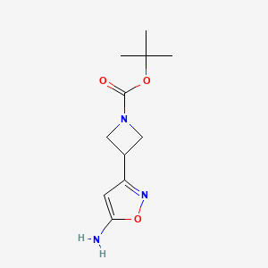 tert-butyl3-(5-amino-1,2-oxazol-3-yl)azetidine-1-carboxylate - (887591-76-6)