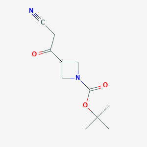 tert-Butyl 3-(2-cyanoacetyl)azetidine-1-carboxylate - (887594-13-0)