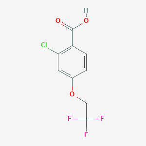 2-chloro-4-(2,2,2-trifluoroethoxy)benzoic acid - (888022-63-7)