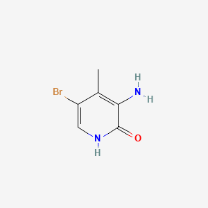 3-Amino-5-bromo-2-hydroxy-4-methyl-pyridine - (889943-27-5)