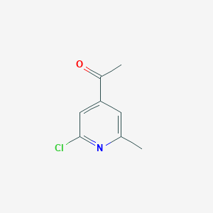 1-(2-CHLORO-6-METHYLPYRIDIN-4-YL)ETHANONE - (890406-52-7)