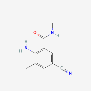 2-Amino-5-cyano-N,3-dimethylbenzamide - (890707-29-6)