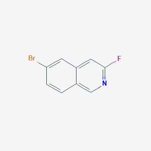 6-Bromo-3-fluoroisoquinoline - (891785-30-1)