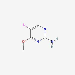 2-Amino-5-iodo-4-methoxypyrimidine - (89322-66-7)