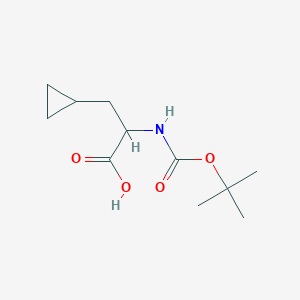 (S)-2-((tert-Butoxycarbonyl)amino)-3-cyclopropylpropanoic acid - (89483-06-7)