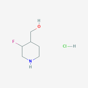 [(3S,4R)-Rel-3-fluoro-4-piperidyl]-methanol hydrochloride - (895577-96-5)