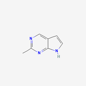 2-Methyl-7H-pyrrolo[2,3-d]pyrimidine - (89792-07-4)