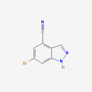 6-Bromo-1H-indazole-4-carbonitrile - (898747-00-7)