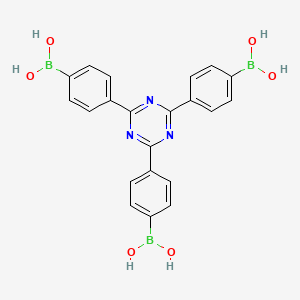 ((1,3,5-Triazine-2,4,6-triyl)tris(benzene-4,1-diyl))triboronic acid - (910231-21-9)