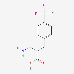 3-AMINO-2-(4-(TRIFLUOROMETHYL)BENZYL)PROPANOIC ACID - (910443-97-9)