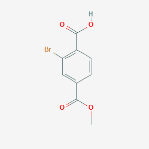 2-Bromo-4-(methoxycarbonyl)benzoic acid - (911799-84-3)