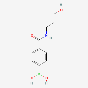 (4-((3-Hydroxypropyl)carbamoyl)phenyl)boronic acid - (913835-29-7)