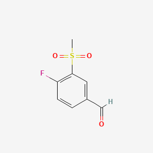 _x000D_4-Fluoro-3-(methylsulfonyl)benzaldehyde - (914636-50-3)