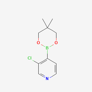 3-Chloro-4-(5,5-dimethyl-1,3,2-dioxaborinan-2-yl)pyridine - (915070-52-9)