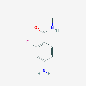 2-FLUORO-N-METHYL-4-NITROBENZAMIDE - (915087-24-0)
