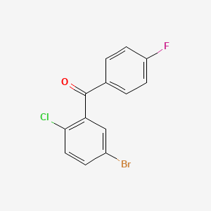 (5-Bromo-2-chlorophenyl)(4-fluorophenyl)methanone - (915095-85-1)