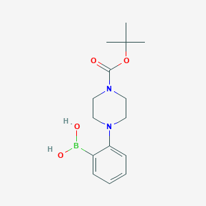 2-[4-(tert-Butoxycarbonyl)piperazine-1-yl]phenylboronic acid - (915770-01-3)