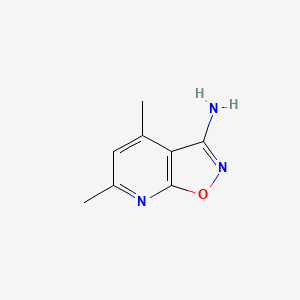 3-Amino-4,6-dimethylisoxazolo[5,4-b]pyridine - (916792-12-6)