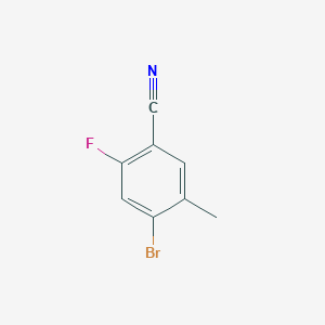 4-BROMO-2-FLUORO-5-METHYLBENZONITRILE - (916792-13-7)