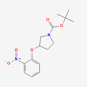 tert-Butyl 3-(2-nitrophenoxy)pyrrolidine-1-carboxylate - (917909-59-2)
