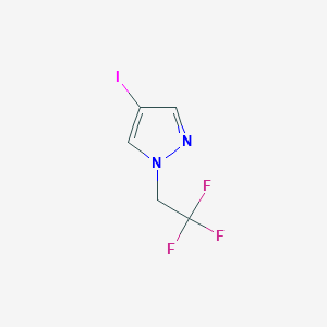 4-iodo-1-(2,2,2-trifluoroethyl)-1H-pyrazole - (918483-35-9)