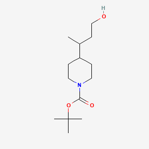 1-Boc-4-(4-hydroxy-2-butyl)piperidine - (919360-49-9)