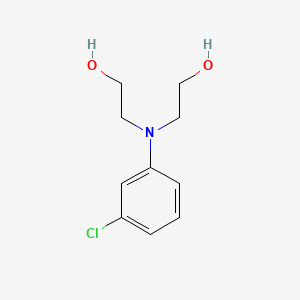 2-[(3-chlorophenyl)(2-hydroxyethyl)amino]ethanol - (92-00-2)
