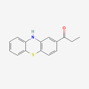 1-(10h-phenothiazin-2-yl)propan-1-one - (92-33-1)