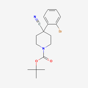 1-BOC-4-CYANO-4-(2-BROMOPHENYL)-PIPERIDINE - (920023-51-4)