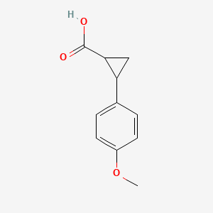 Cyclopropanecarboxylic acid, 2-(4-methoxyphenyl)- - (92016-94-9)