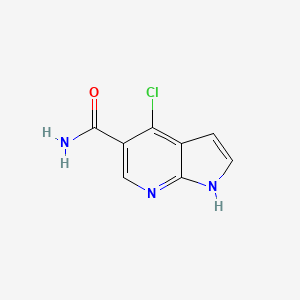 1H-Pyrrolo[2,3-b]pyridine-5-carboxamide, 4-chloro- - (920966-13-8)