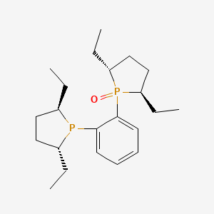 [1-(2R,5R)-2,5-Diethylphospholanyl]-[2-(2R,5R)-2,5-diethylphospholanyl-1-oxide]benzene - (924294-55-3)