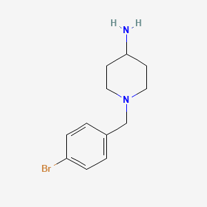 1-[(4-bromophenyl)methyl]piperidin-4-amine - (92539-13-4)