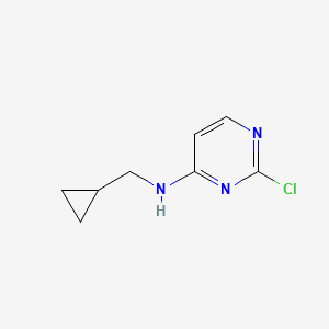 2-chloro-N-(cyclopropylmethyl)pyrimidin-4-amine - (928650-23-1)