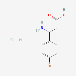 (3S)-3-amino-3-(4-bromophenyl)propanoic acid hydrochloride - (930769-56-5)