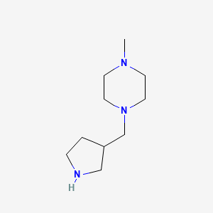 1-Methyl-4-(3-pyrrolidinylmethyl)-piperazine 3HCl - (933742-05-3)