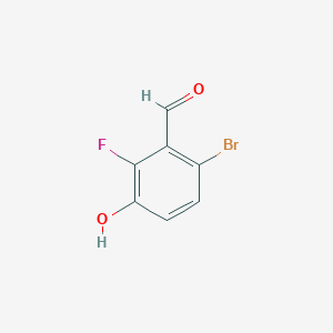 6-BROMO-2-FLUORO-3-HYDROXYBENZALDEHYDE - (935534-46-6)