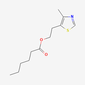 2-(4-Methylthiazol-5-yl)ethyl hexanoate - (94159-32-7)