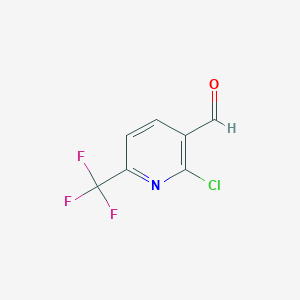 2-Chloro-6-(trifluoromethyl)nicotinaldehyde - (944900-06-5)