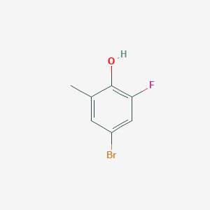 4-Bromo-2-fluoro-6-methylphenol - (945557-29-9)