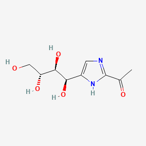 1-(5-(1,1,2,2-Tetrahydroxybutyl)-1H-imidazol-2-yl)ethanone - (94944-70-4)